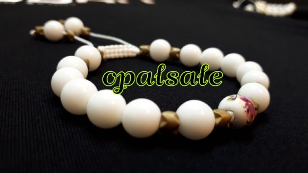 دستبند اونیکس و حدید زنانه